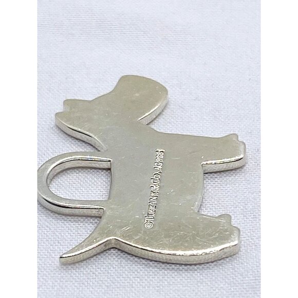 SOLD!!! Tiffany & Co Scottie Dog Charm Pendant in 925 Sterling Silver - Picture 7 of 8